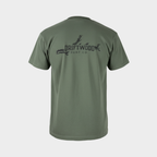 Driftwood Coastal Classic Tee — Moss Green