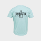 Charleston Mix Tee - Artic Blue