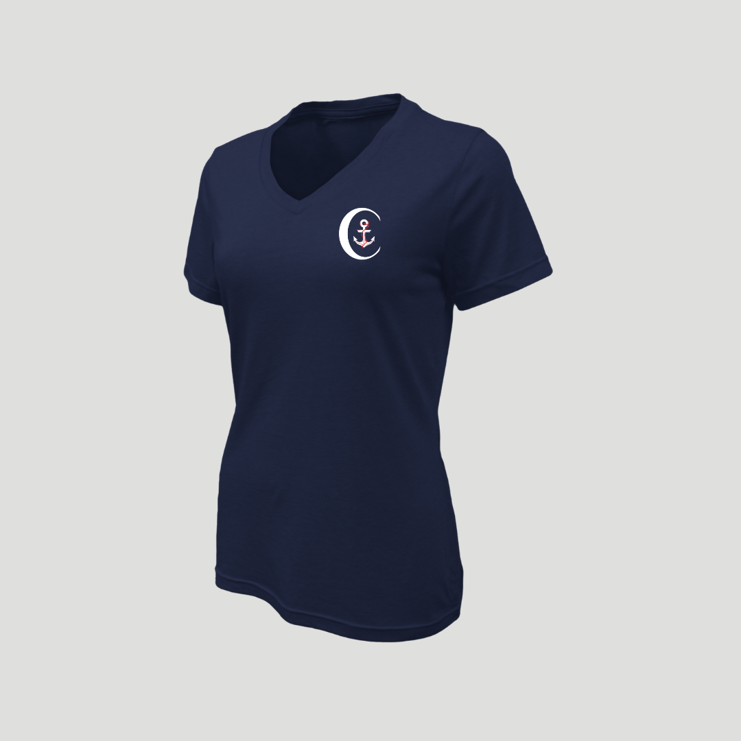 Colonials Women's V-Neck - Navy