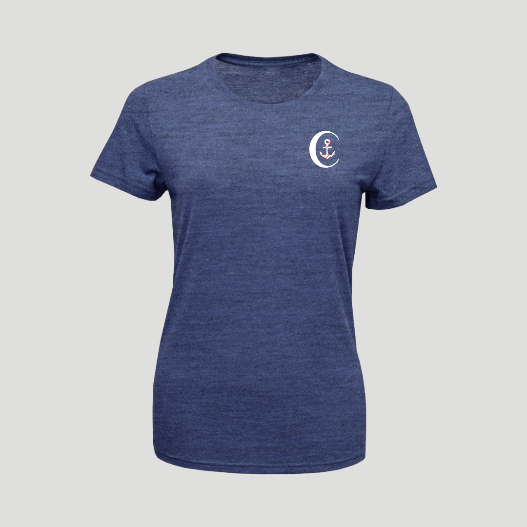 Colonials Women's Crew Tee - Indigo Navy