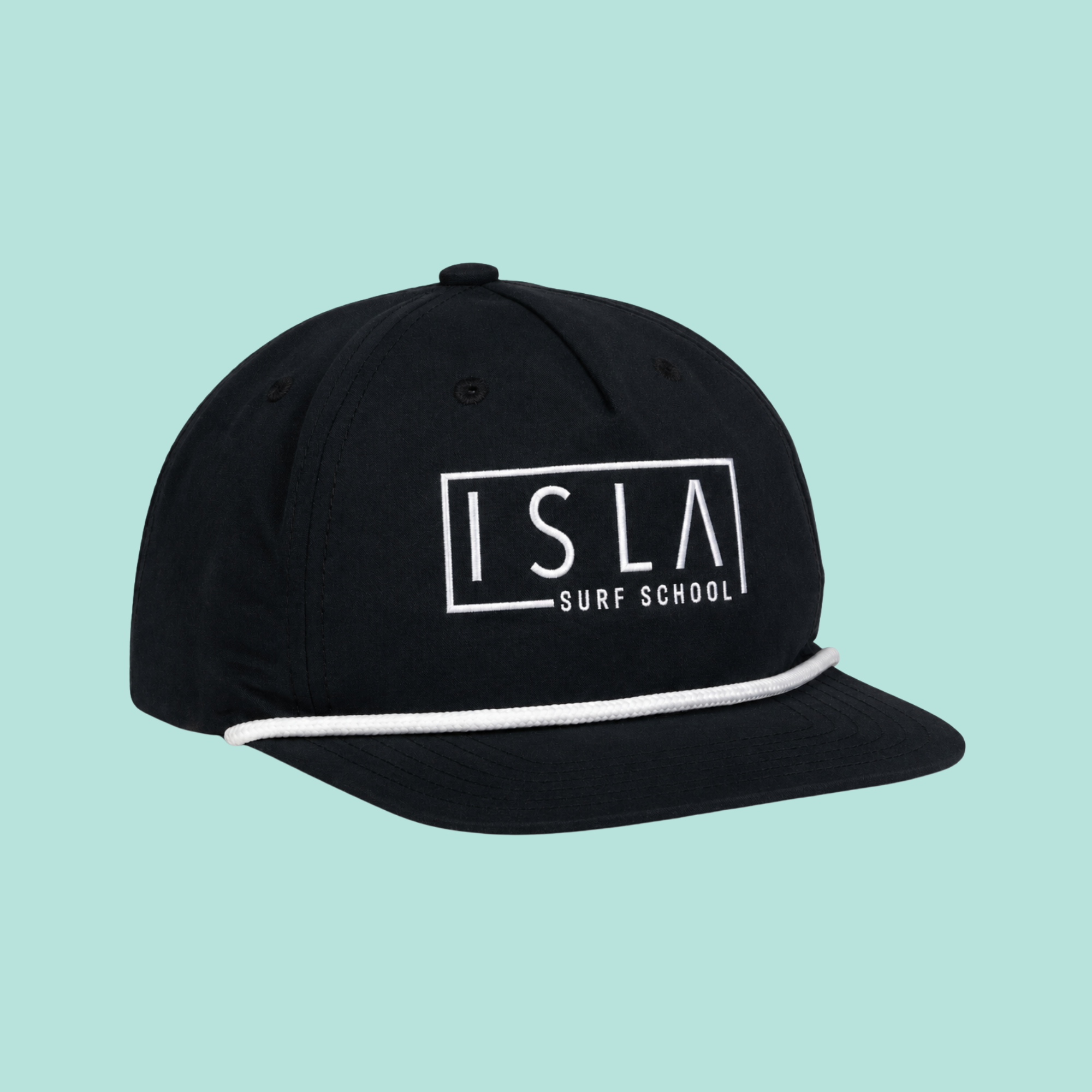 Isla Surf Marina Snapback — Black