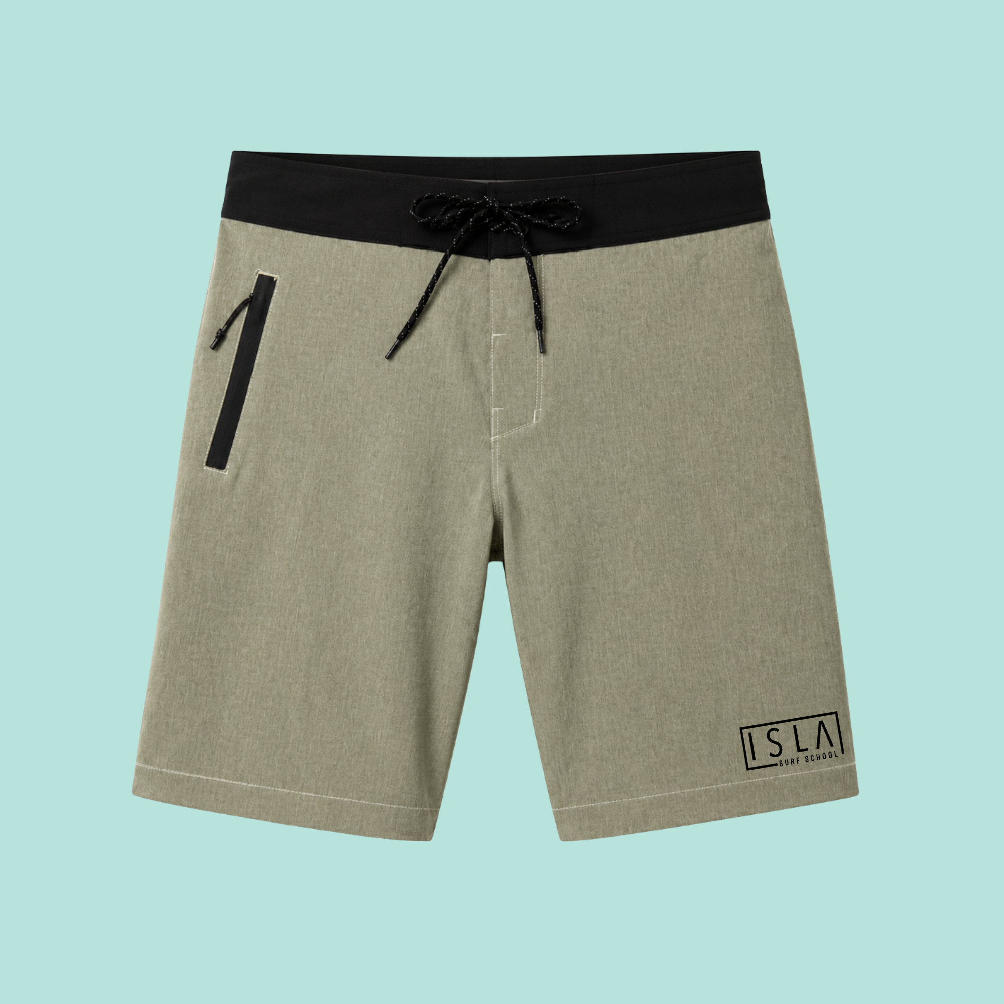 Isla Surf Jetty Boardshort — Olive