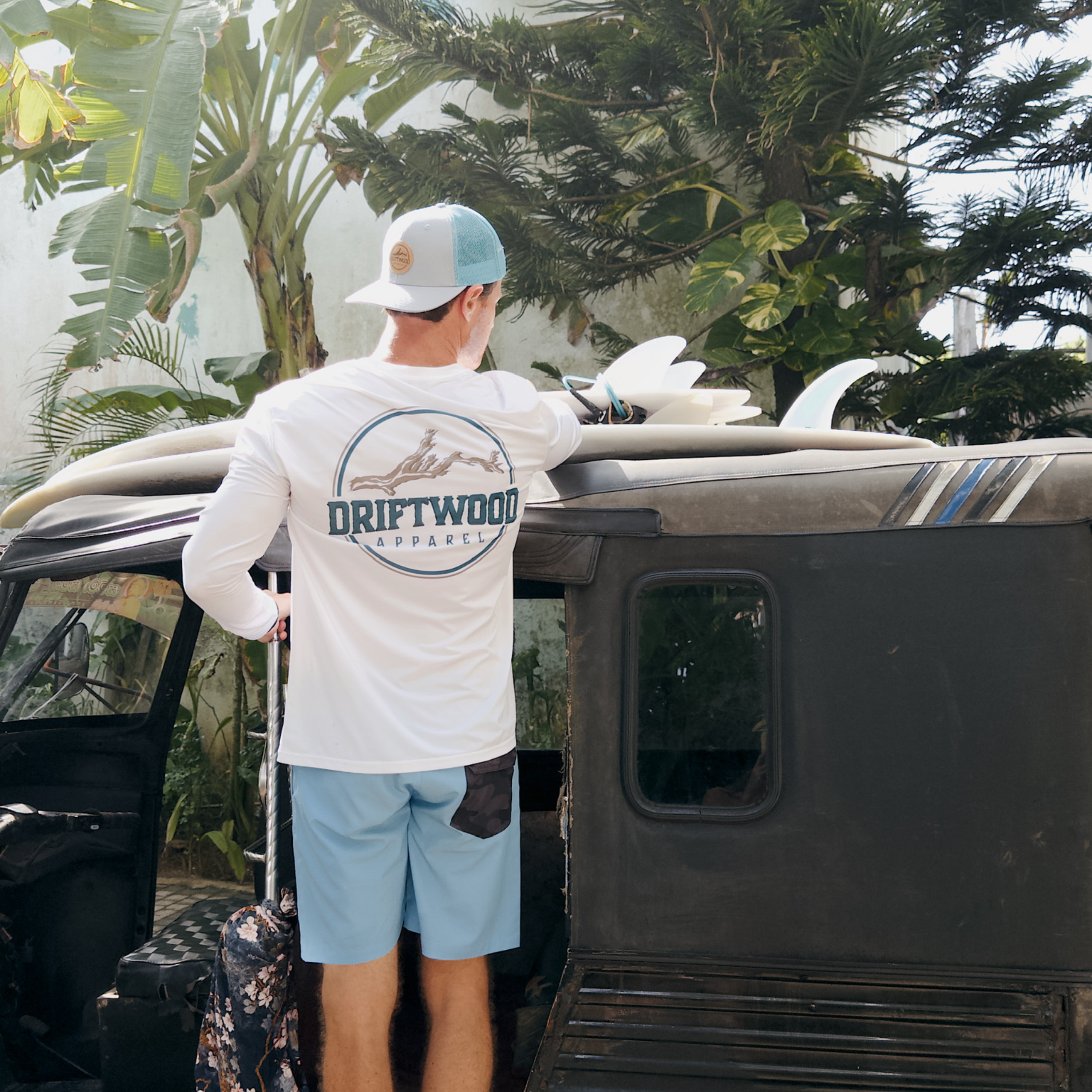 Driftwood UV Long Sleeve - White