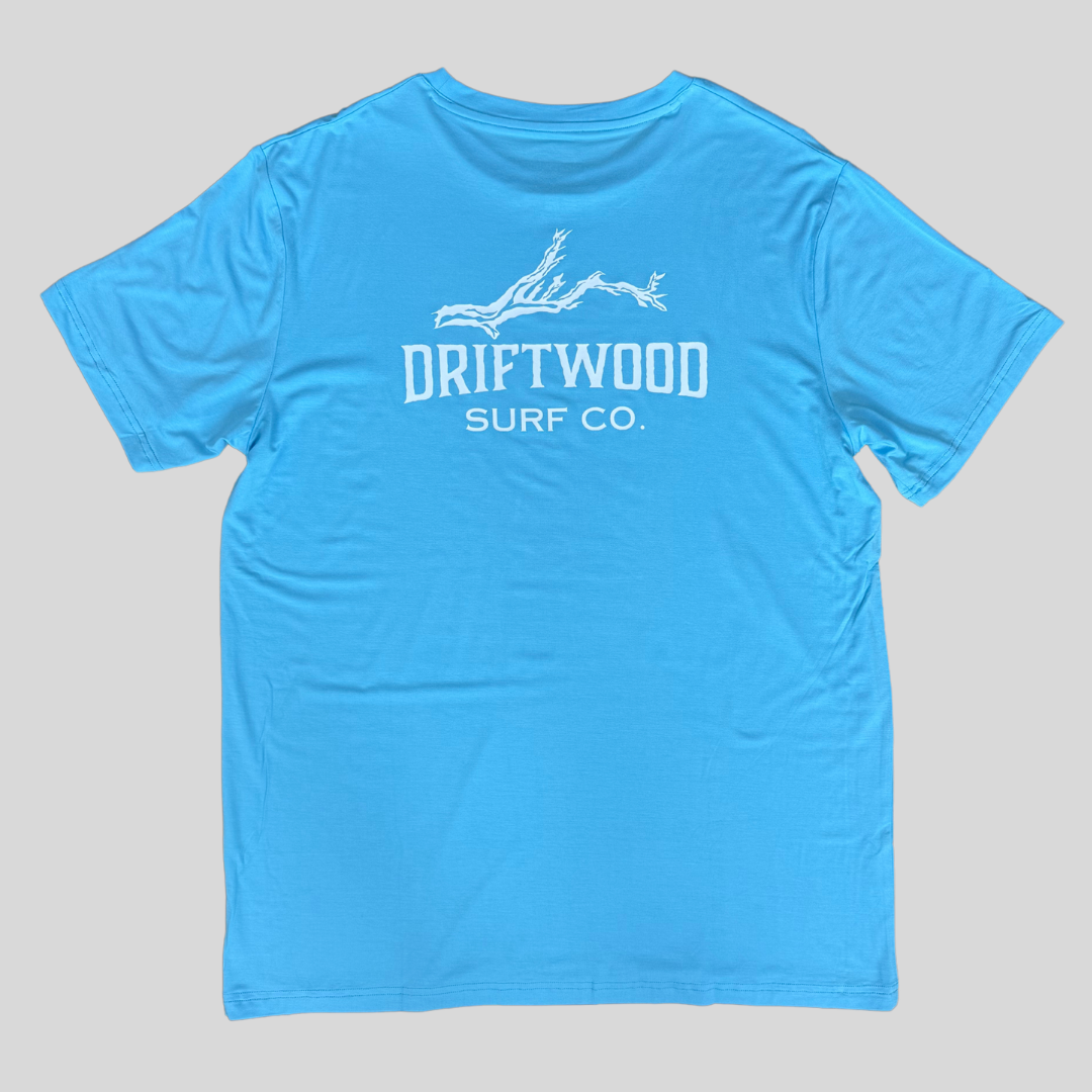 Driftwood Surf Co. Bamboo Tee - Light Blue