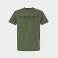 FORGE CHS Bamboo T-Shirt - Green w/ Dark Grey Logo