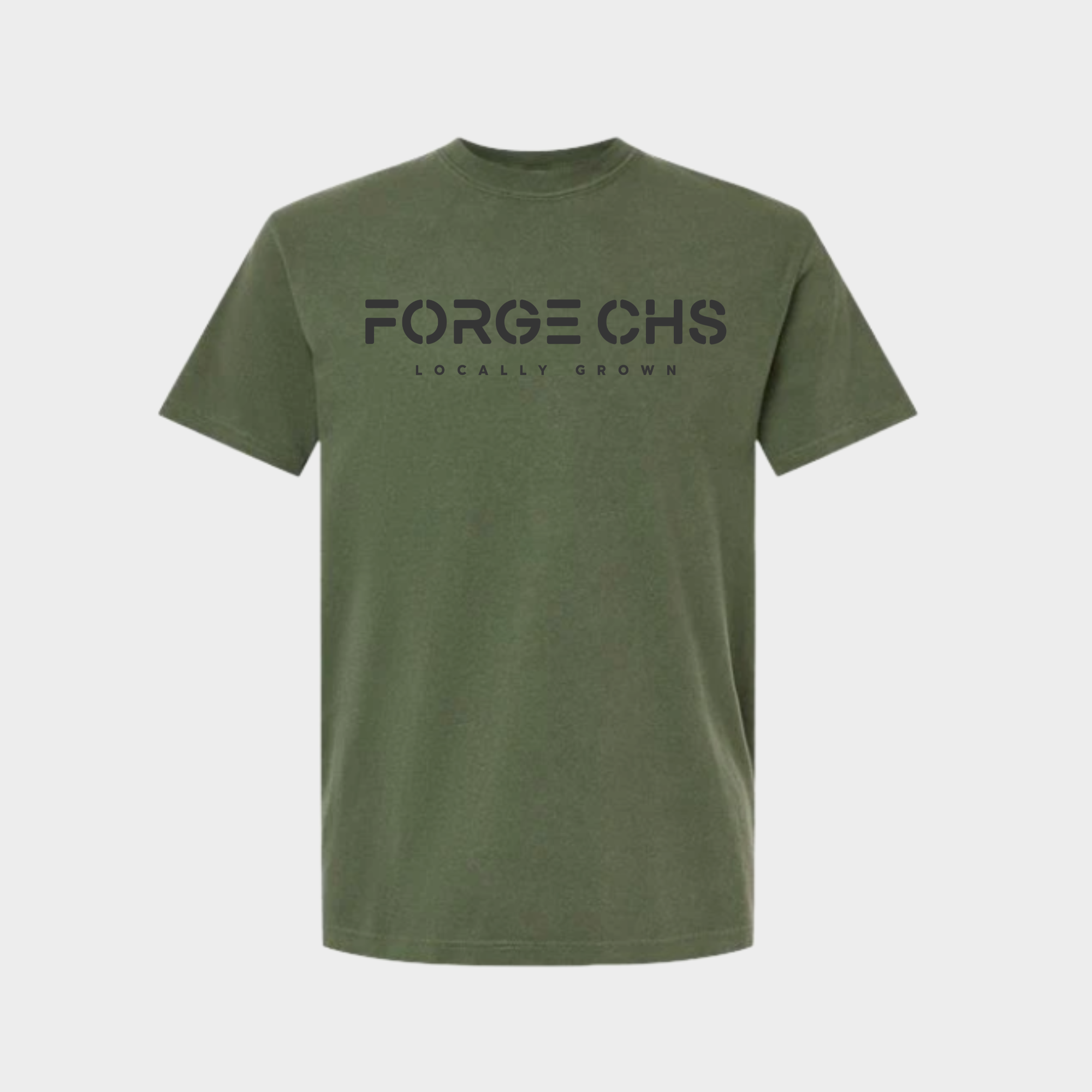 FORGE CHS Bamboo T-Shirt - Green w/ Dark Grey Logo