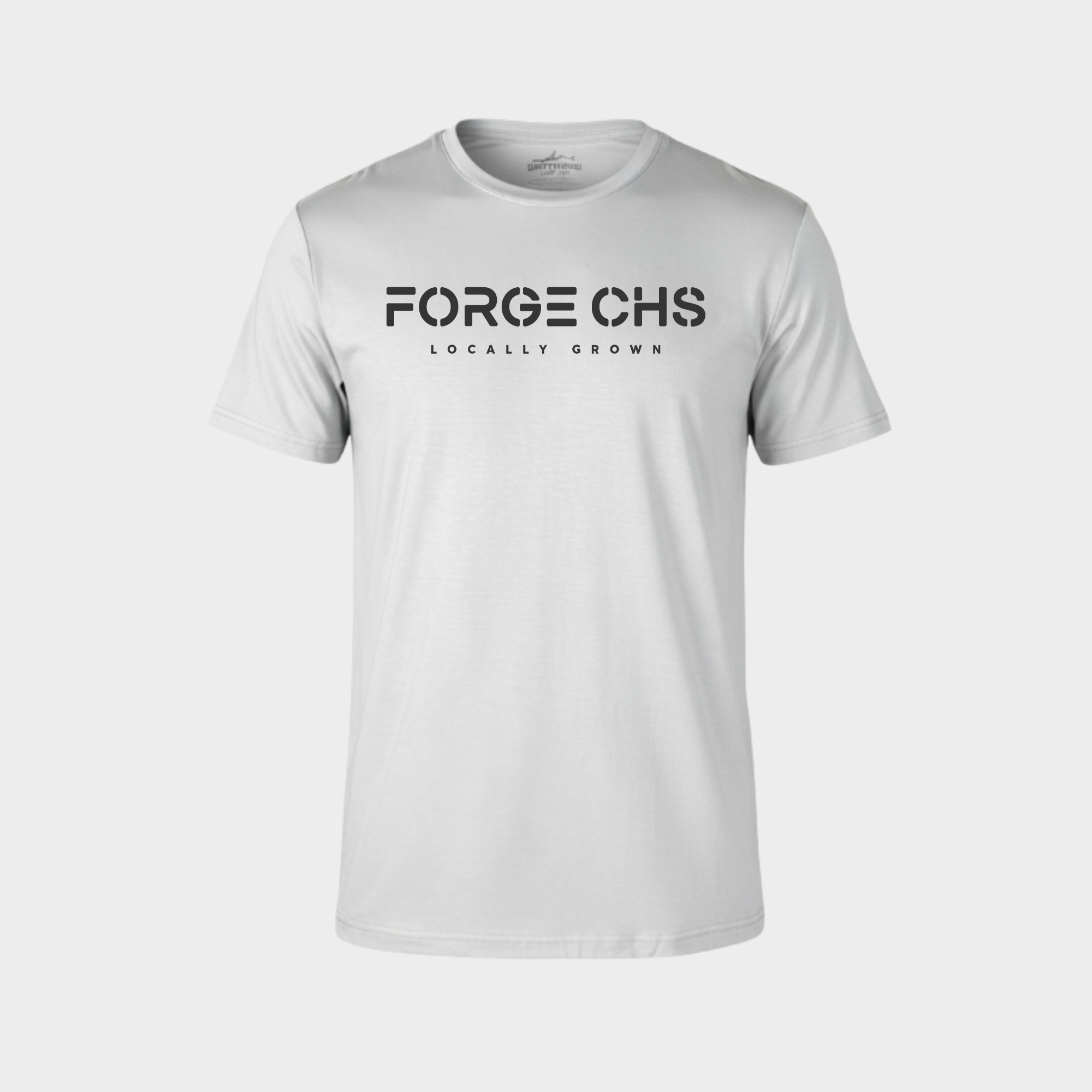 FORGE CHS Bamboo T-Shirt - Light Grey w/ Dark Grey Logo