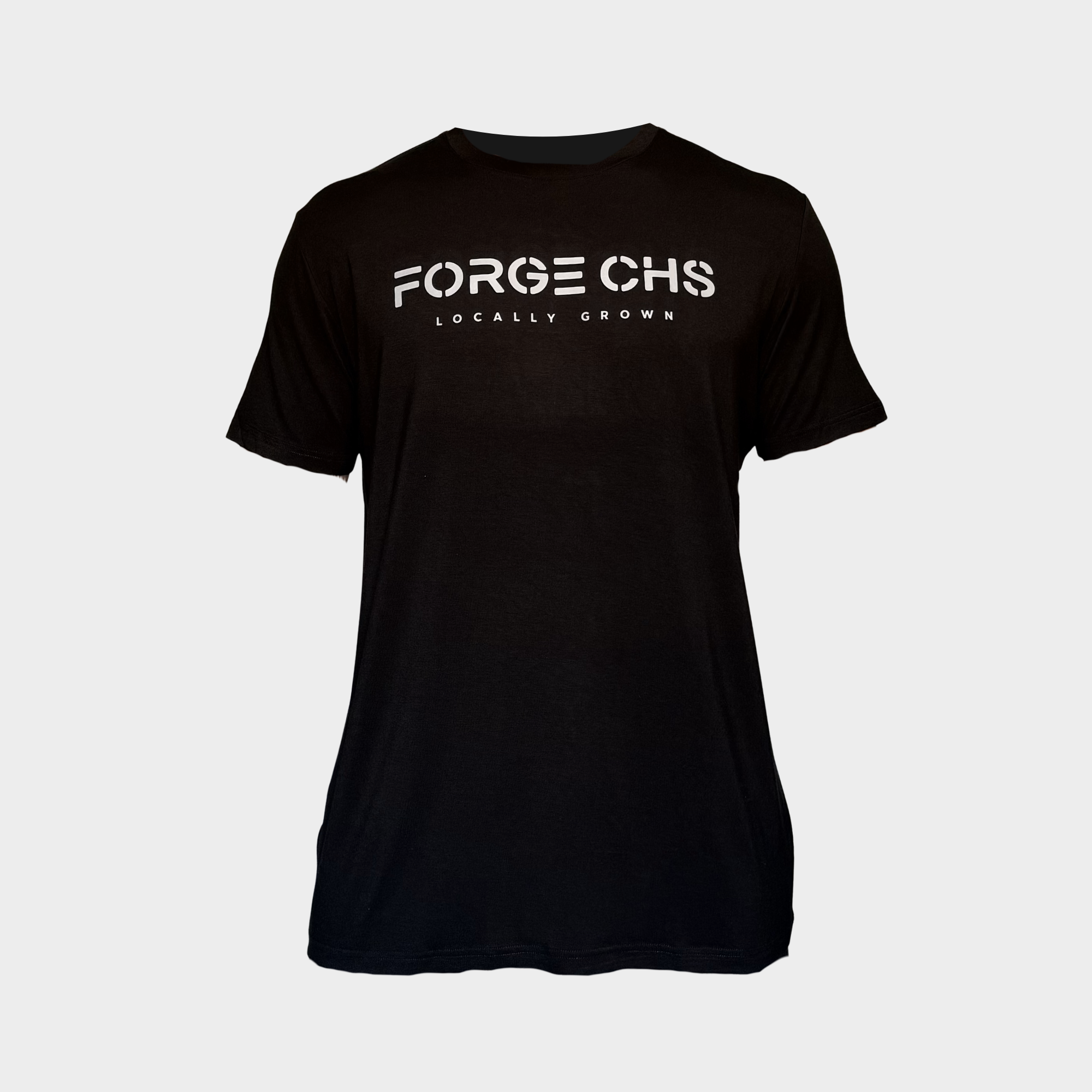 FORGE CHS Tri-Blend T-Shirt - Black w/ Light Grey Logo
