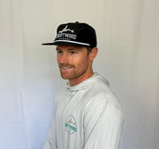 Tidal Rope Hat – Black with White Stitch Logo