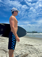 Breaker Boardshorts - Checkered Light Blue