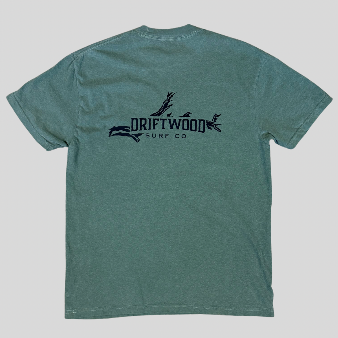Driftwood Coastal Classic Tee — Moss Green