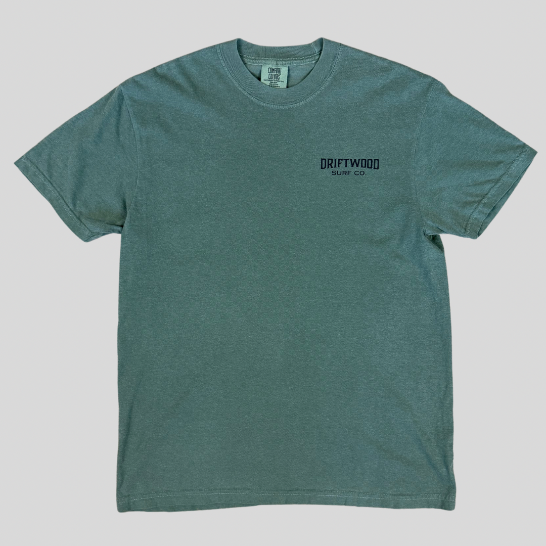 Driftwood Coastal Classic Tee — Moss Green