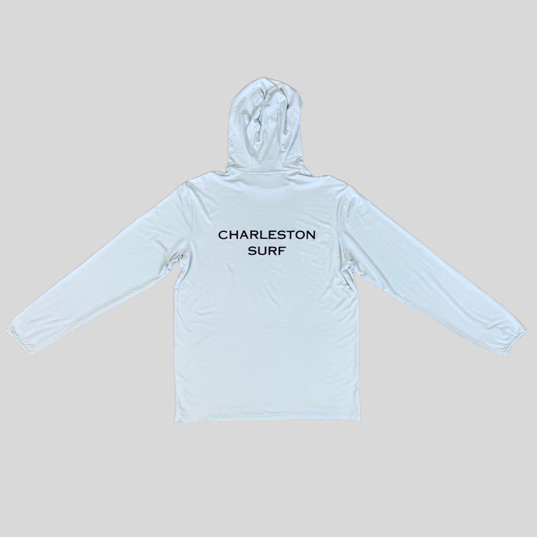 Charleston Surf Bamboo Hoodie - Grey