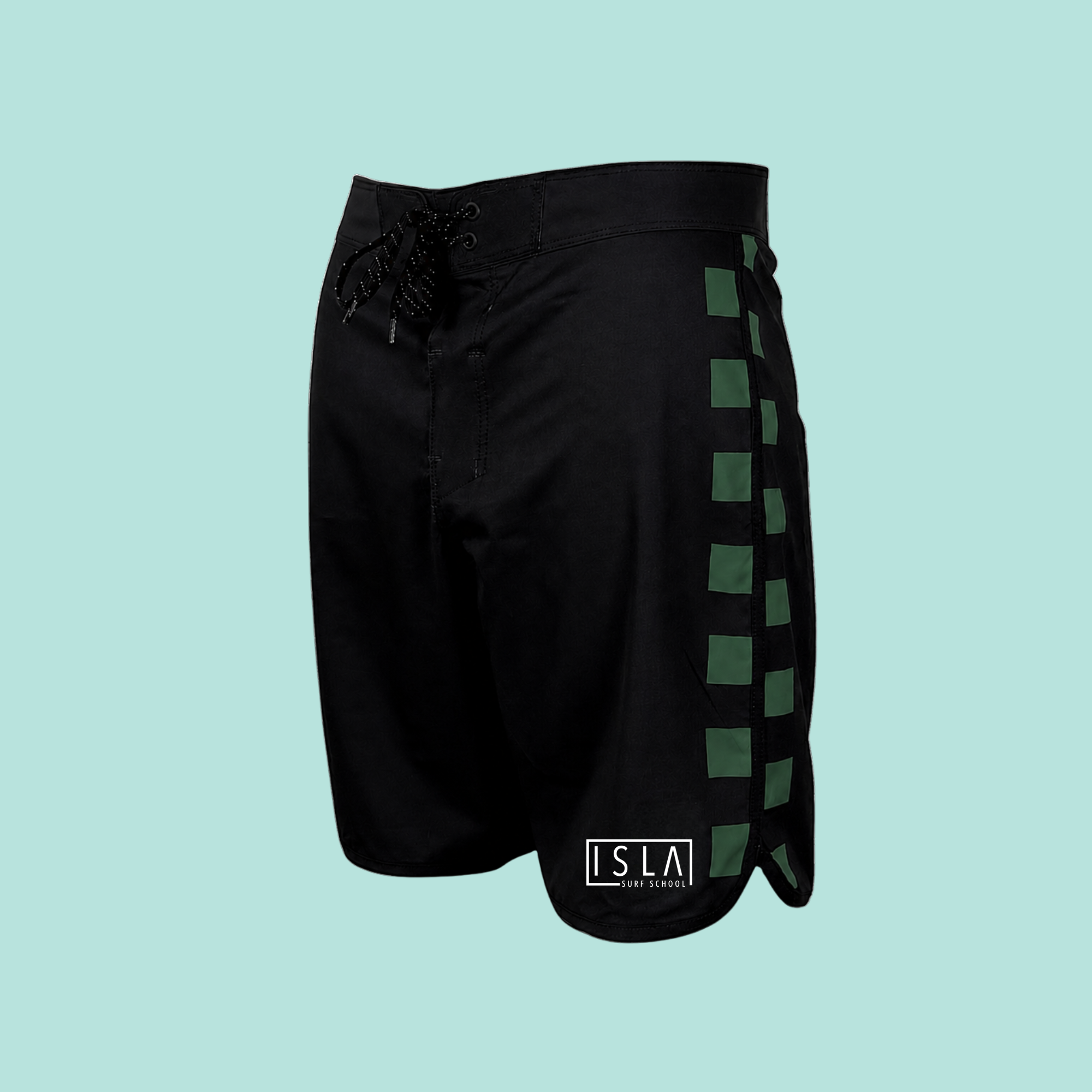 Isla Breaker Boardshorts - Checkered Green