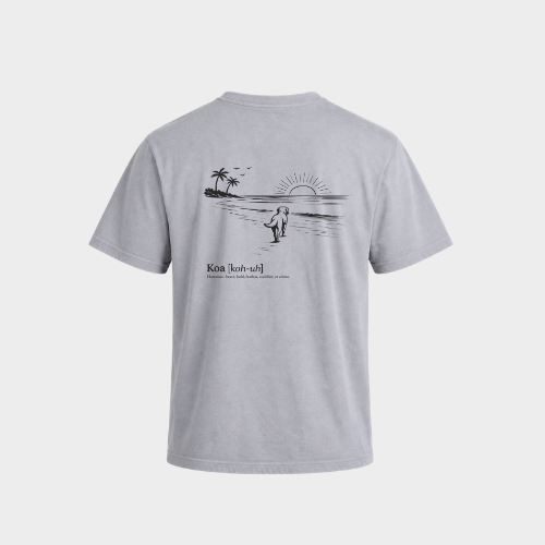 Koa Kares Legacy T-Shirt — Granite