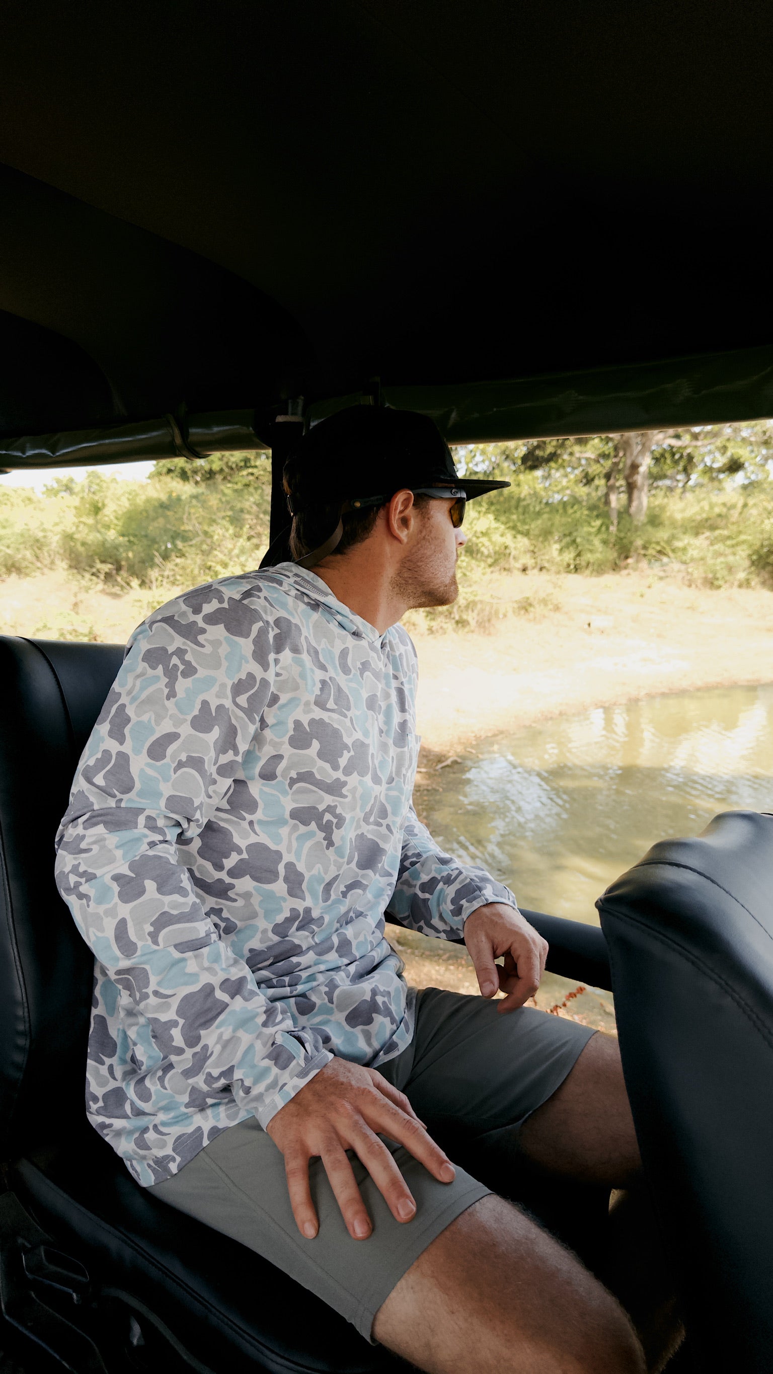 BreezeFlex Hoodie - Light Blue Camo