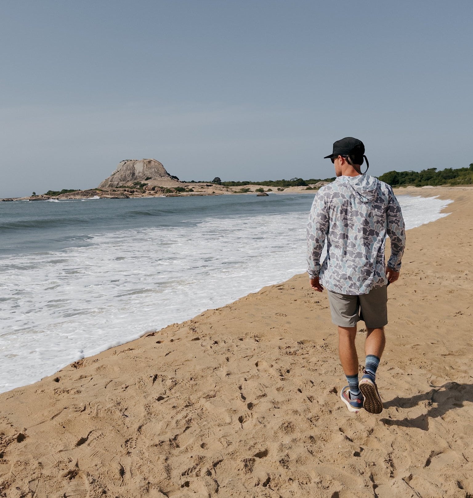 BreezeFlex Hoodie - Light Blue Camo